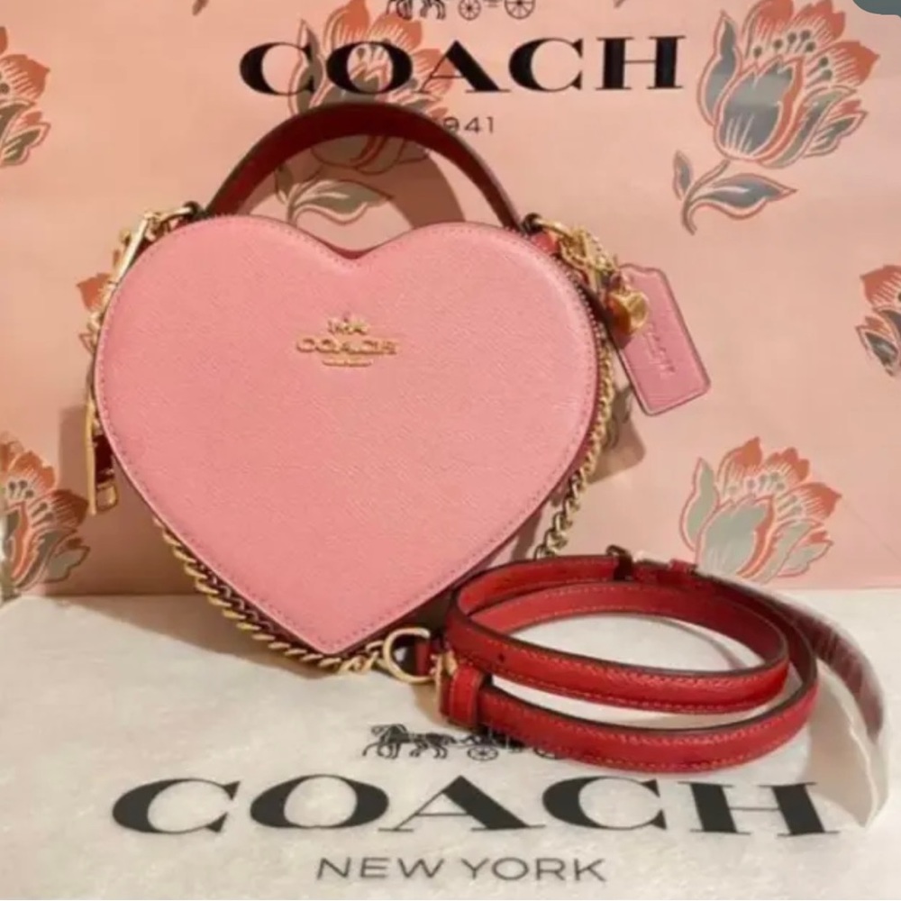 COACH True Heart Pink Crossbody Bag Two Tone ***READY TO SHIP ****